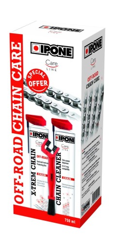 Набор для очистки и смазки цепи IPONE OFF-ROAD CHAIN CARE (750мл*2)