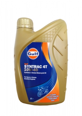 Масло моторное GULF Syntrac 4T SAE 10W-40 (1л)