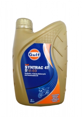 Масло моторное GULF Syntrac 4T SAE 5W-40 (1л)