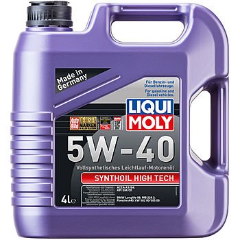 Моторное масло LIQUI MOLY Synthoil High Tech 5W-40, 4л