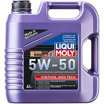 Моторное масло LIQUI MOLY Synthoil High Tech 5W-50, 4л