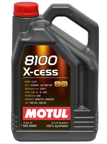 Моторное масло Motul 8100 X-CESS 5W-40, 5л
