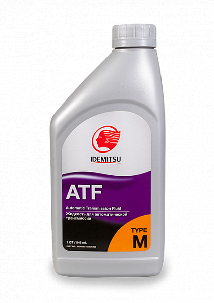 Масло трансмиссионное IDEMITSU ATF TYPE-M (полное соответствие MAZDA MV), 0.946л