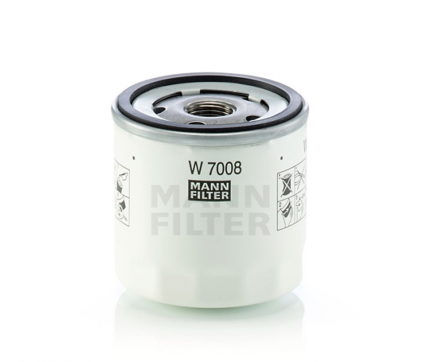 Фильтр масляный MANN W7008 VOLVO C30/V40/FORD FIESTA/FOCUS/MONDEO/GALAXY/MAZDA 2 03-