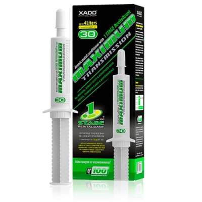XADO Атомарный кондиционер металла Maximum Transmission с ревитализантом 1 Stage (шприц 30мл)
