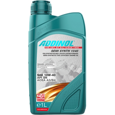 Моторное масло ADDINOL Semi Synth 10W-40, 1л