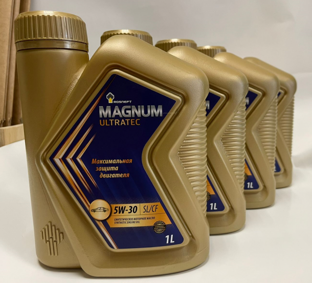 Моторное масло Rosneft Magnum Ultratec 5W-30 SL/CF A5/B5, 4л