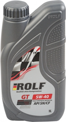 Моторное масло ROLF 5W-40 GT SN/CF, 1л