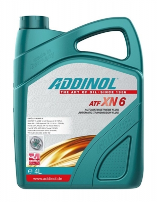 Масло трансмиссионное ADDINOL ATF XN6, 4л